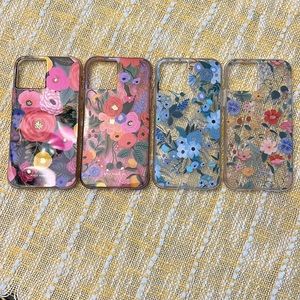 4 iPhone 11 Pro rifle paper co cases